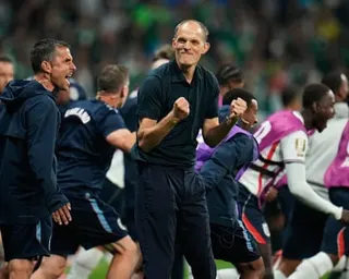Thomas Tuchel celebrates England’s win against Mexico
