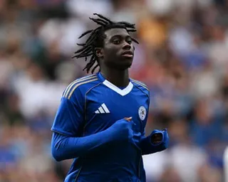 Jeremy Monga in action for Leicester City in a pre-season friendly against Fiorentina last year.