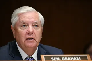 U.S. Sen. Lindsey Graham, R-S.C., questions Defense Secretary Pete Hegseth and Chairman of the Joint Chiefs of Staff General Dan Caine during a committee hearing on Capitol Hill in Washington, D.C., on May 12, 2026.