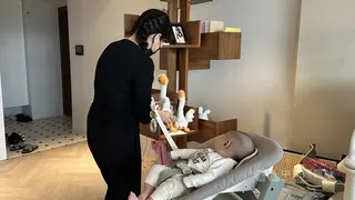 台灣媽媽優娜娜歷經一番波折後赴加拿大生下寶寶。中央社記者張欣瑜台北攝　115年7月12日