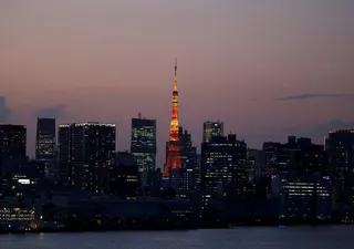 東京地標東京鐵塔。(路透)
