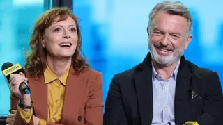 Actors Susan Sarandon and Sam Neill of 'Blackbird' attend The IMDb Studio Presented By Intuit QuickBooks at Toronto 2019 at Bisha Hotel & Residences on September 06, 2019 in Toronto, Canada.