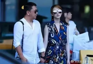 李小冉（右）爆出與老公徐佳寧（左）結束11年婚。（圖／翻攝微博 頂流剋星張姐）