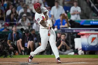 MLB(影)／喬丹1轟險勝洗碗伯！紅雀超級新人決賽打出12轟拿下明星賽全壘打王