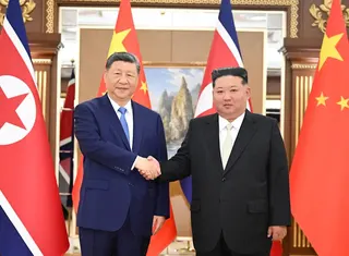 大陸國家主席習近平6月8日至9日訪問平壤，與北韓領導人金正恩會晤。（資料照／新華社）
