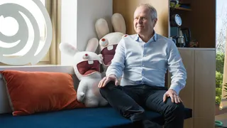 Yves Guillemot, chief executive officer of Ubisoft SA, at the company's headquarters in Paris, France, on Wednesday, Jan. 18, 2023. The five Guillemot brothers have forged a common vision for Ubisoft which they founded in the 1980s in a sleepy northwestern French town, catapulting it into one of the largest stand-alone studios in the $200 billion global video games industry. Photographer: Nathan Laine/Bloomberg via Getty Images