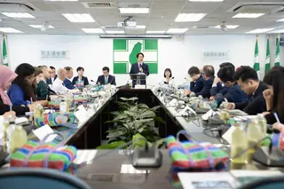 示意圖：身兼民進黨主席的賴清德總統在民進黨中央開會。（圖／民進黨提供）