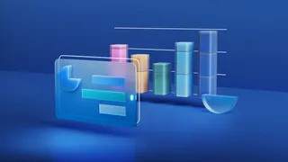 3 D chart and bar chart representation