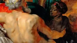 魯本斯（Rubens）的作品《天堂的四條河流》（The Four Rivers of Paradise）[亦稱作《四大洲》（the four continents）]就十分不同尋常，畫中有一位強壯的黑人女性形像（Credit: Getty Images）