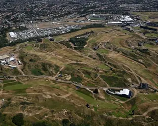 An aerial view of Royal Birkdale