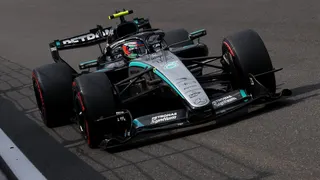 Mercedes' Kimi Antonelli during Belgian Grand Prix qualifying