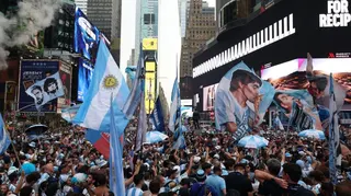 Argentina fans NYC