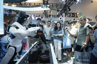 2026世界人工智能大會暨人工智能全球治理高級別會議在上海舉行，智元ViLLA具...