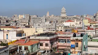 skyline of Havana's buildings and homes