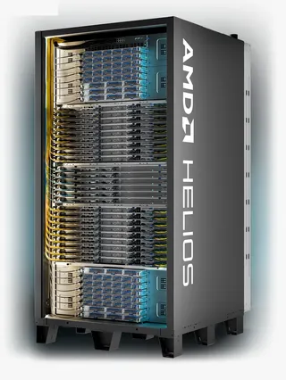 超微首款机架式（rack）AI系统产品——Helios。（图取自超微官网）
