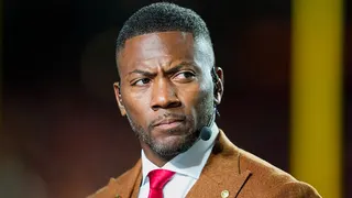 Ryan Clark looks before a NFL game