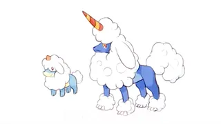 pokemon leak early foam dog starter