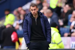 Soccer Football - Championship - Preston North End v Southampton - Deepdale, Preston, Britain - May 2, 2026 Southampton manager Tonda Eckert before the match Action Images/Craig Brough EDITORIAL USE ONLY. NO USE WITH UNAUTHORIZED AUDIO, VIDEO, DATA, FIXTURE LISTS, CLUB/LEAGUE LOGOS OR 'LIVE' SERVICES. ONLINE IN-MATCH USE LIMITED TO 120 IMAGES, NO VIDEO EMULATION. NO USE IN BETTING, GAMES OR SINGLE CLUB/LEAGUE/PLAYER PUBLICATIONS. PLEASE CONTACT YOUR ACCOUNT REPRESENTATIVE FOR FURTHER DETAILS..
