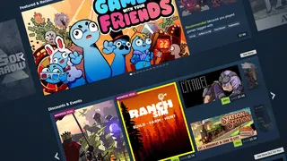 Steam store homepage