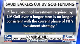 Saudi Arabia ends LIV Golf funding as future of breakaway tour in jeopardy