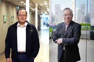 目前主管能源与科技事务的人力部长陈诗龙医生（左），将转任贸工部长，负责能源及工业事务；副总理颜金勇（右）则继续兼任贸工部长，掌管贸易事务。（档案照片）