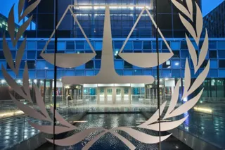FILE - The International Criminal Court (ICC) is seen on Dec. 9, 2025, in The Hague, Netherlands. (AP Photo/Peter Dejong, Pool, File)