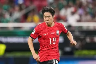 South Korea's Lee Kang-in during the World Cup Group A soccer match between South Korea and Czechia