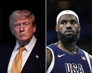Donald Trump and LeBron James