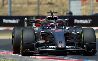 Audi’s Nico Hulkenberg during practice on Saturday for the Hungarian Grand Prix. Photo: Reuters