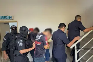 Six men suspected of kidnapping a 44-year-old man for a RM7 million ransom earlier this month were brought to the magistrates' court here today. NSTP/AIZUDDIN SAAD