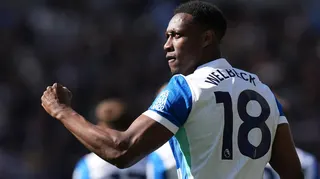 Danny Welbeck celebrates a goal for Brighton