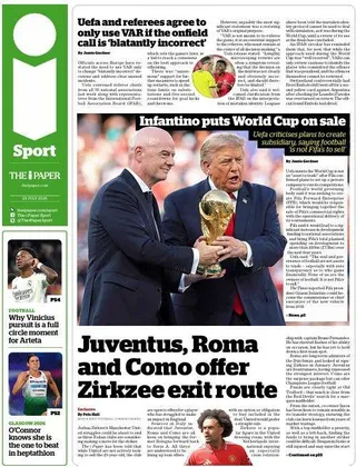 The i Paper back page