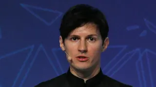 Pavel Durov speaking on stage