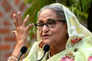 Toppled in August 2024 by a student-led uprising that ended her 15-year, iron-fisted rule, Sheikh Hasina fled by helicopter to India as crowds stormed her palace. — AFP pic