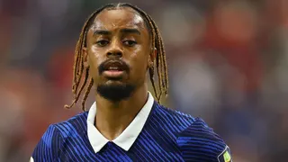 PSG winger Bradley Barcola