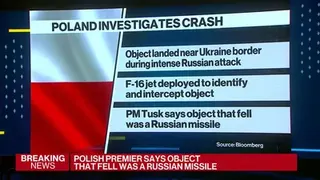 Poland Likely Hit by Russian Missile, Tusk Says