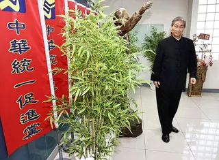 統促黨黨主席張安樂。(記者杜建重／攝影)