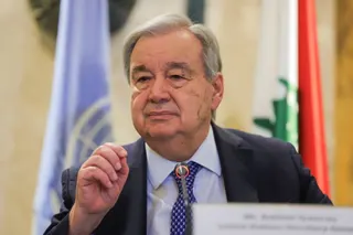 Antonio Guterres, the current UN chief, is set to complete his second five-year term at the end of this year. Photo: Reuters