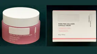 韩国医美品牌Medicube一款胶原面霜，被香港当局验出禁用成分苏丹红。（取自8视界新闻网）