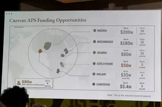 A screen shows a US government map of Africa with mislabeled countries.