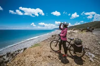 女性單車手