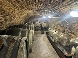 捷克南方摩拉维亚（Moravia）地区的传统葡萄酒酒窖常年保持宜人温度，旅客可在凉爽环境中品尝当地葡萄酒。随著极端高温日益频繁，酒窖逐渐成为民众避暑的热门去处。（图取自中央社）