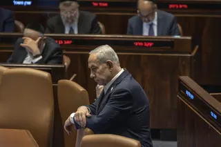 Israeli Prime Minister Benjamin Netanyahu attends a session of parliament on July 16, 2026