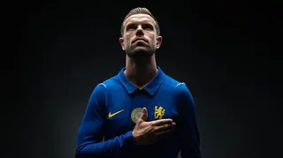 Jordan Henderson in a Chelsea kit