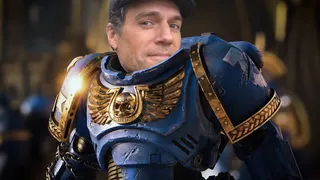 Henry Cavill as his true Space Marine self.