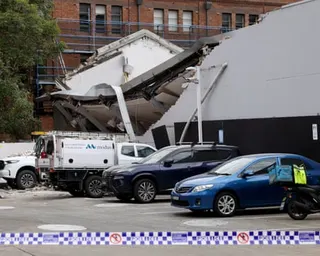 Building collapse in Ultimo, Sydney, Australia