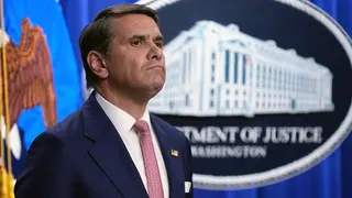 Acting Attorney General Todd Blanche at news conference