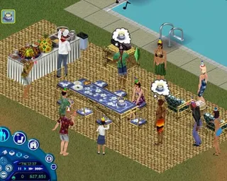 A screenshot of The Sims video game