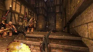 Gameplay of Dawn of the Machine featuring combat against Rocket Ogres.