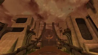 A large gate stands, with each side coming together to form a massive "30"
